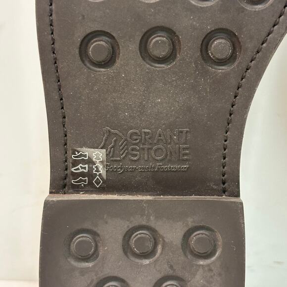 VERY GOOD Grant Stone Plain Toe Derby Crimson Chromexcel Brown Horween PTB 6 D - Picture 12 of 13